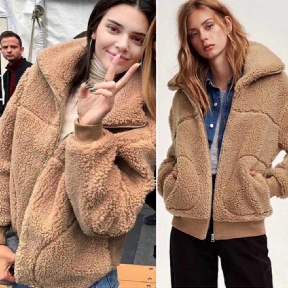 Aritzia Wilfred Teddy Coat XXS